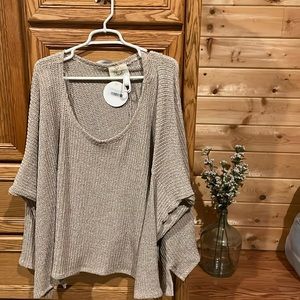 Adorable off the shoulder sweater
